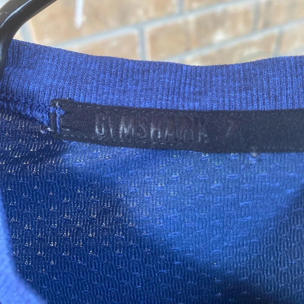 Gymshark Mens Royal Blue Shirt, Size Large - Picture 4 of 6